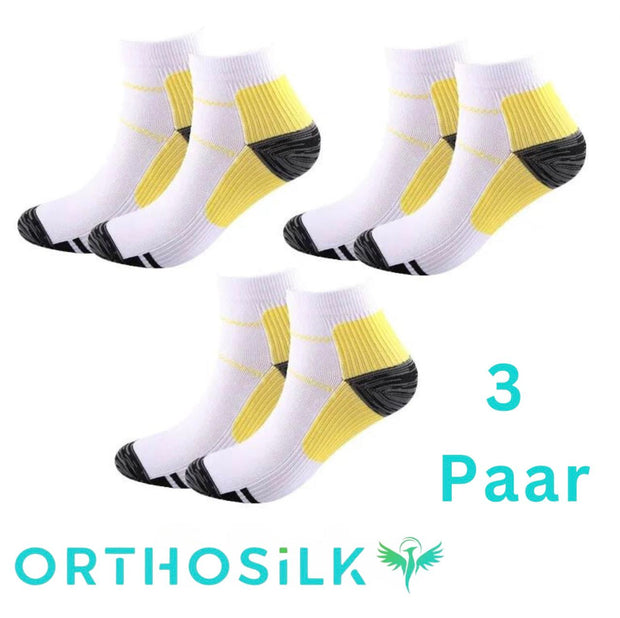 ORTHOSILK 3 Paar elastische Kompressions Socken